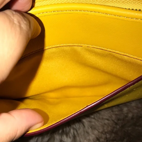 Coach x Disney yellow crossbody